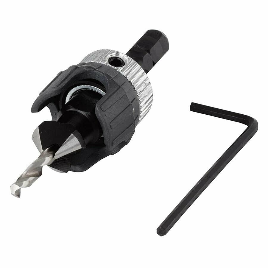 Wolfcraft Φρεζοτρύπανο Ρυθμιζόμενο Τρυπάνι 3,2-12mm με Εξάγωνο Στέλεχος για Ξύλο και Μέταλλο 6mm 2544000 2