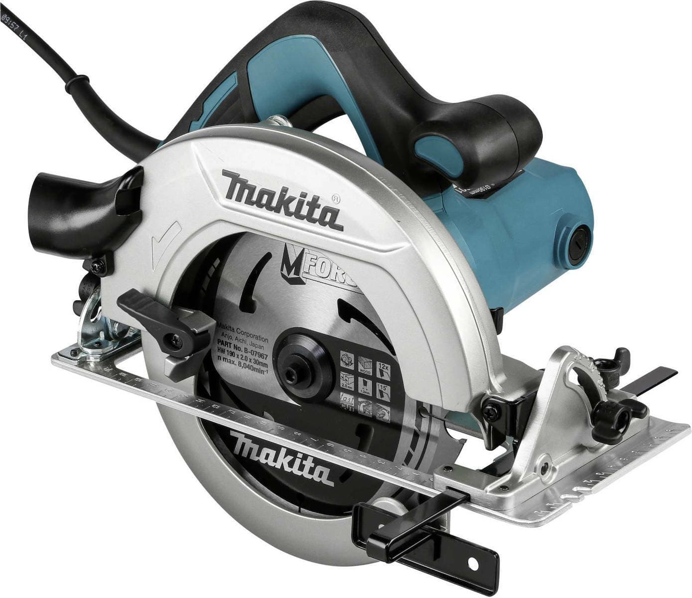 Makita HS7611 Δισκοπρίονο 1600W με Σύστημα Αναρρόφησης 5