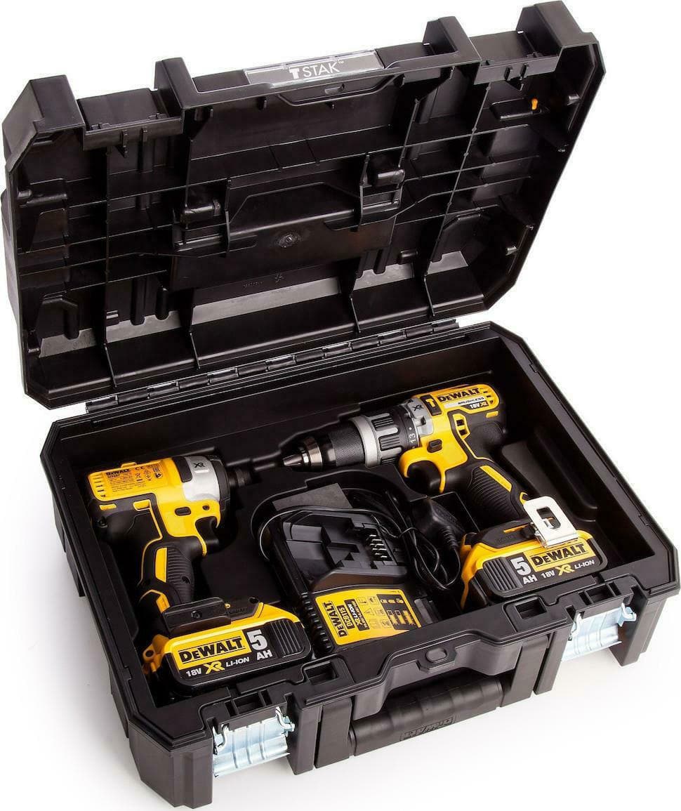 DEWALT DCK266P2 Σετ Κρουστικό Δραπανοκατσάβιδο & Παλμικό Κατσαβίδι Brushless 18V με 2 Μπαταρίες 5Ah και Θήκη 8