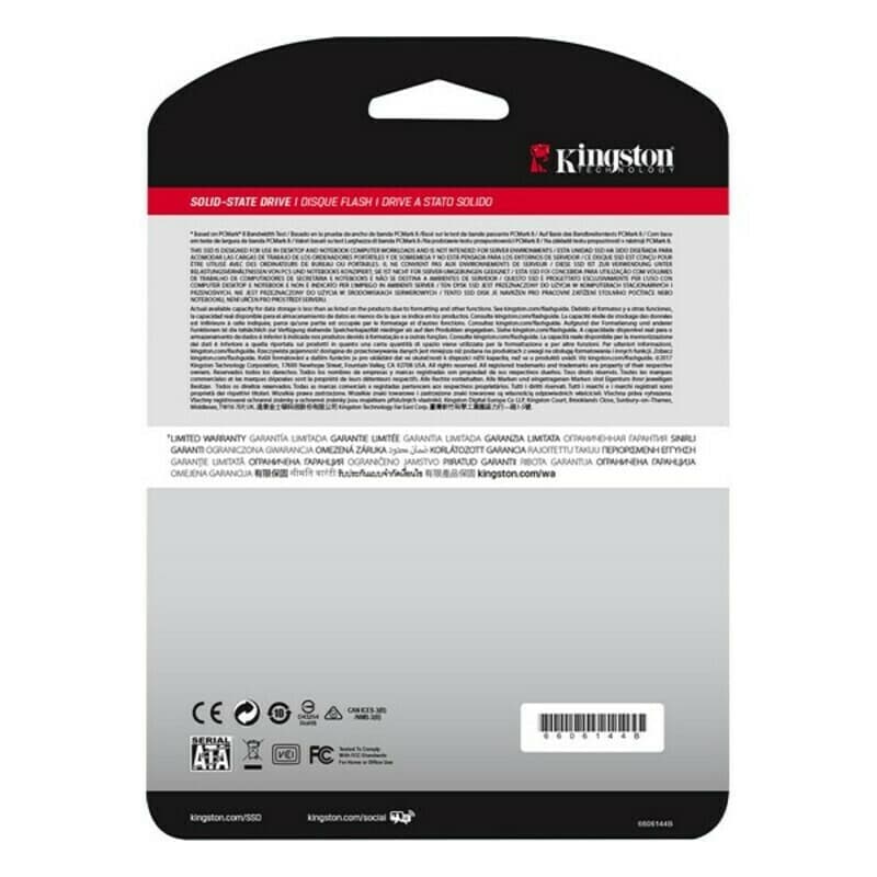 Kingston A400 SSD 240GB τύπου 2.5'' με σύνδεση SATA III SA400S37/240G 8