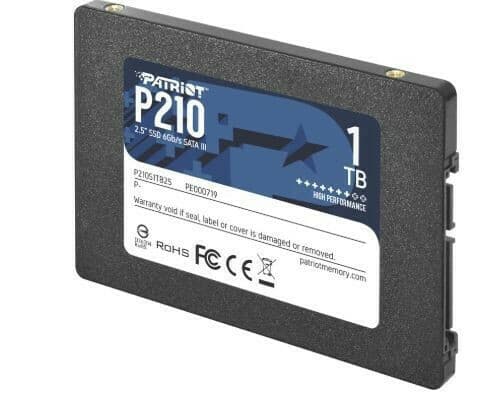 Patriot P210 SSD 1TB τύπου 2.5'' με σύνδεση SATA III P210S1TB25 6