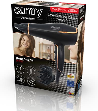 Camry Πιστολάκι Μαλλιών με Φυσούνα 2200W CR2255 2