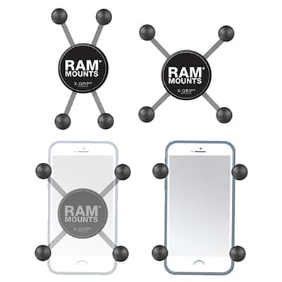 RAM Mount Πλάτη για Βάση Κινητού Μοτοσυκλέτας RAM-HOL-UN7BU 5