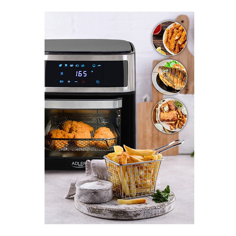 Adler AD 6309 Ηλεκτρικό Φουρνάκι 13lt Χωρίς Εστίες με Αέρα 13