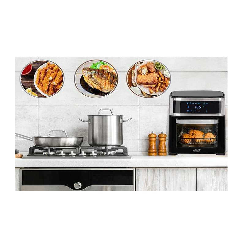 Adler AD 6309 Ηλεκτρικό Φουρνάκι 13lt Χωρίς Εστίες με Αέρα 14