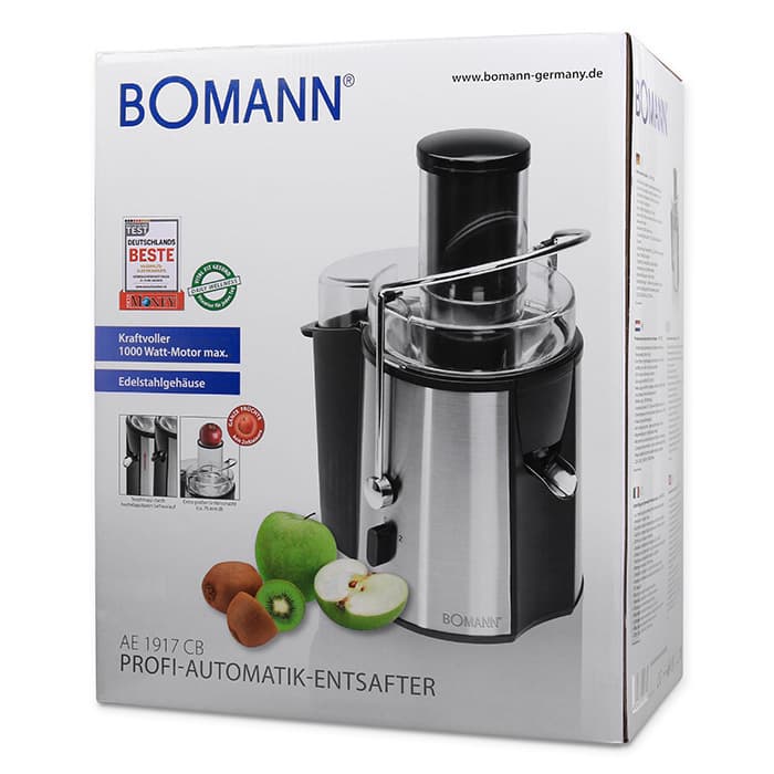 Bomann AE 1917 CB 138-0217 Αποχυμωτής 1000W Inox Ασημί 6
