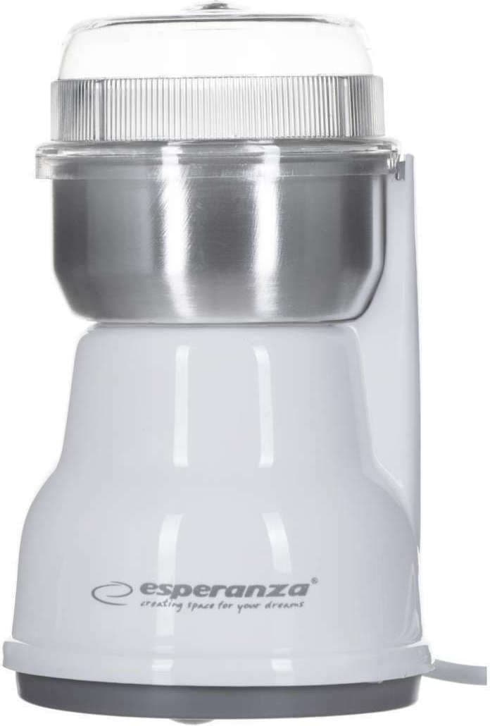 Esperanza EKC002W Ηλεκτρικός Μύλος Καφέ 160W με Χωρητικότητα 50gr Λευκός 3