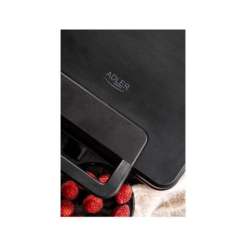 Adler AD 3049 Βαφλιέρα για Τετράγωνες Βάφλες 4 Θέσεων 1200W 5