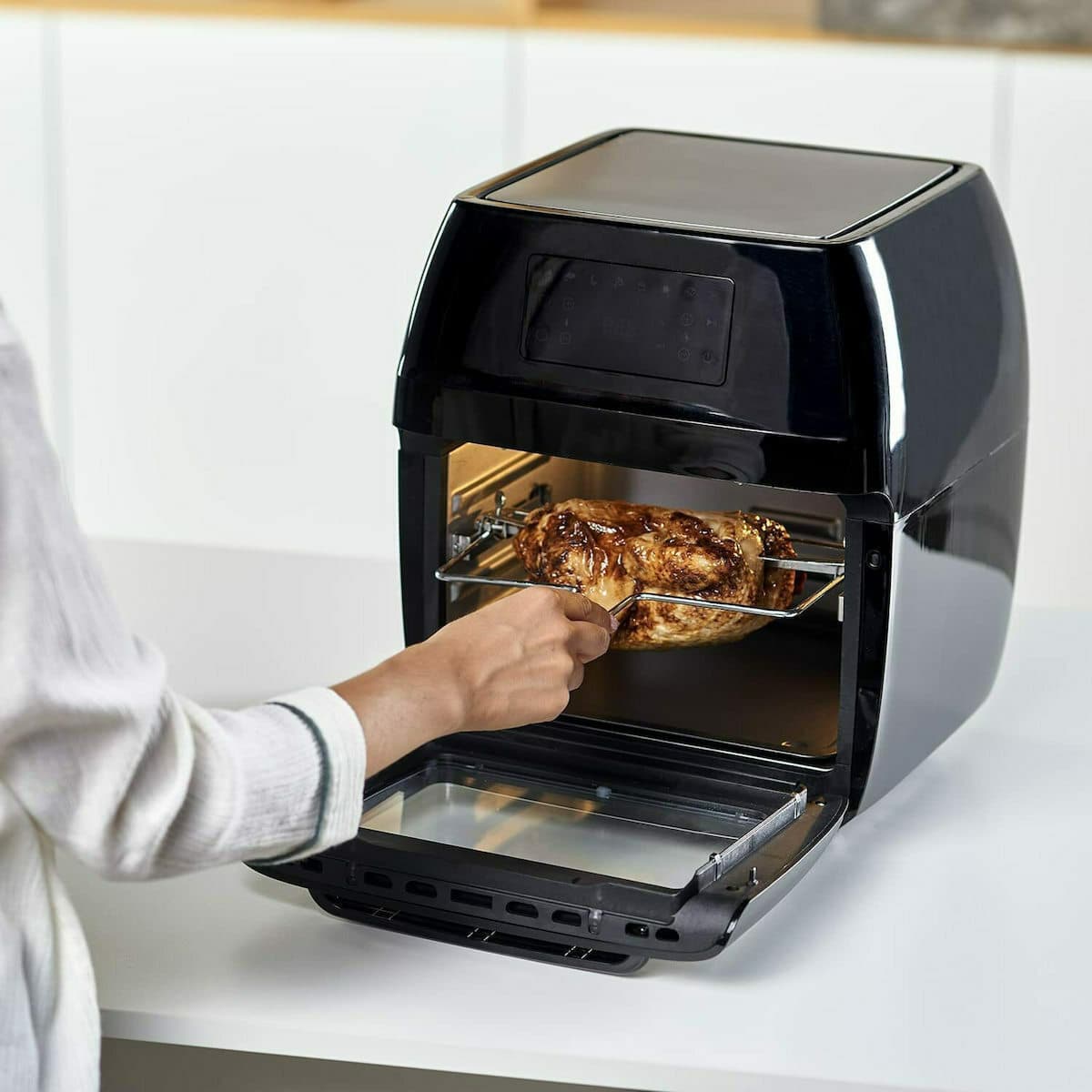 Black & Decker Air Fryer 12lt Μαύρο BXAFO1200E 5