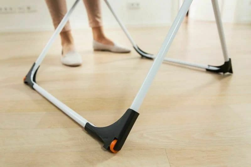 Vileda Extra X-Legs Πτυσσόμενη Απλώστρα Δαπέδου Μεταλλική με Ρόδες με Μήκος Απλώματος 20m 157215 8