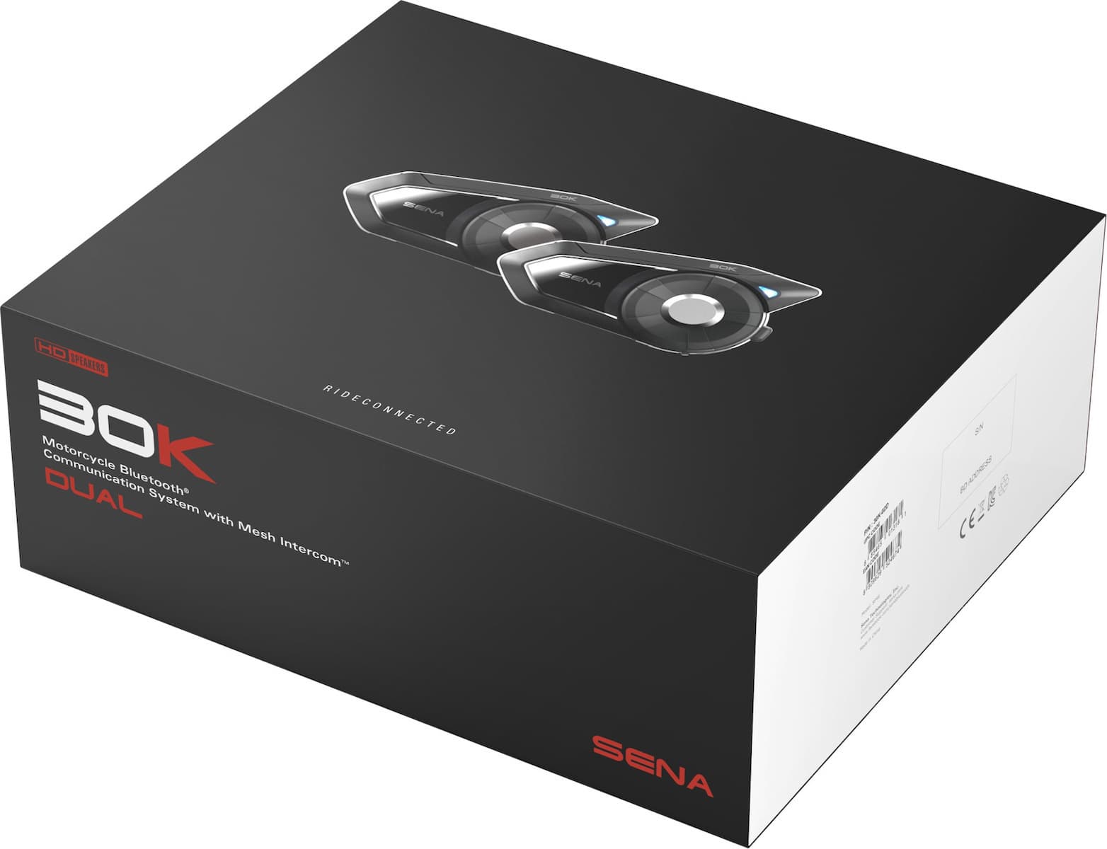 Sena 30K Evo Duo Διπλή Ενδοεπικοινωνία για Κράνος Μηχανής με Bluetooth 30K-03D