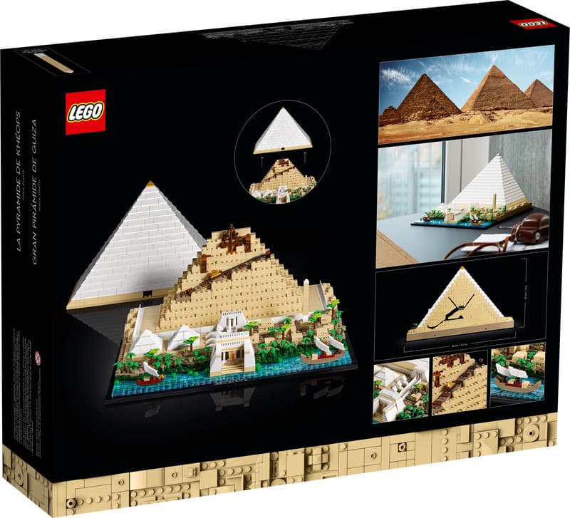LEGO Architecture Great Pyramid of Giza για 18+ Ετών 1476τμχ 21058 2