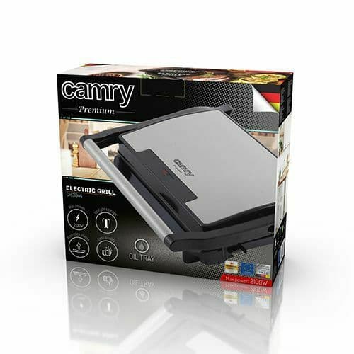 Camry CR-3044 Τοστιέρα Γκριλιέρα 1500W Inox 9