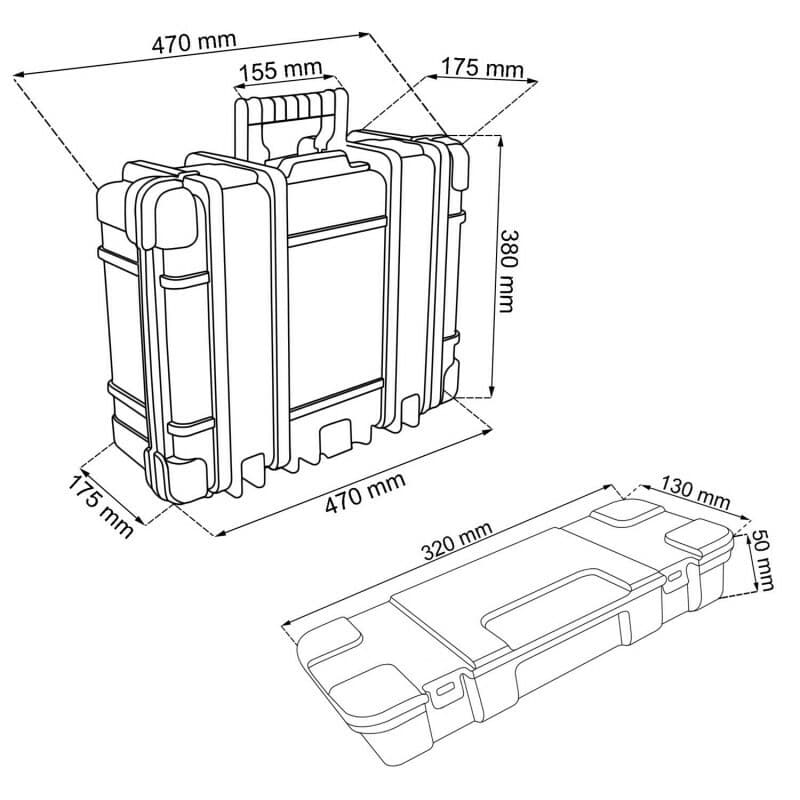 Keter Βαλίτσα Εργαλείων Πλαστική Π47xB38xΥ17cm 719803614