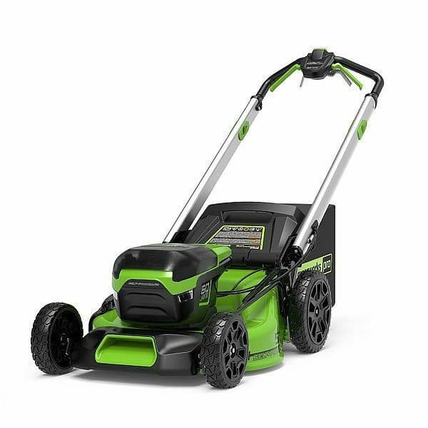 Greenworks Μηχανή Γκαζόν Μπαταρίας 60V Solo GD60LM51SP 2