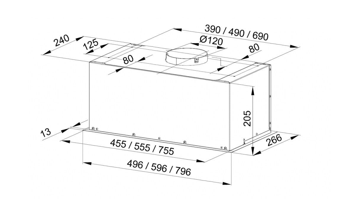 Maan Fiugi 2 60 Μηχανισμός Απορρόφησης 60cm Λευκός 9