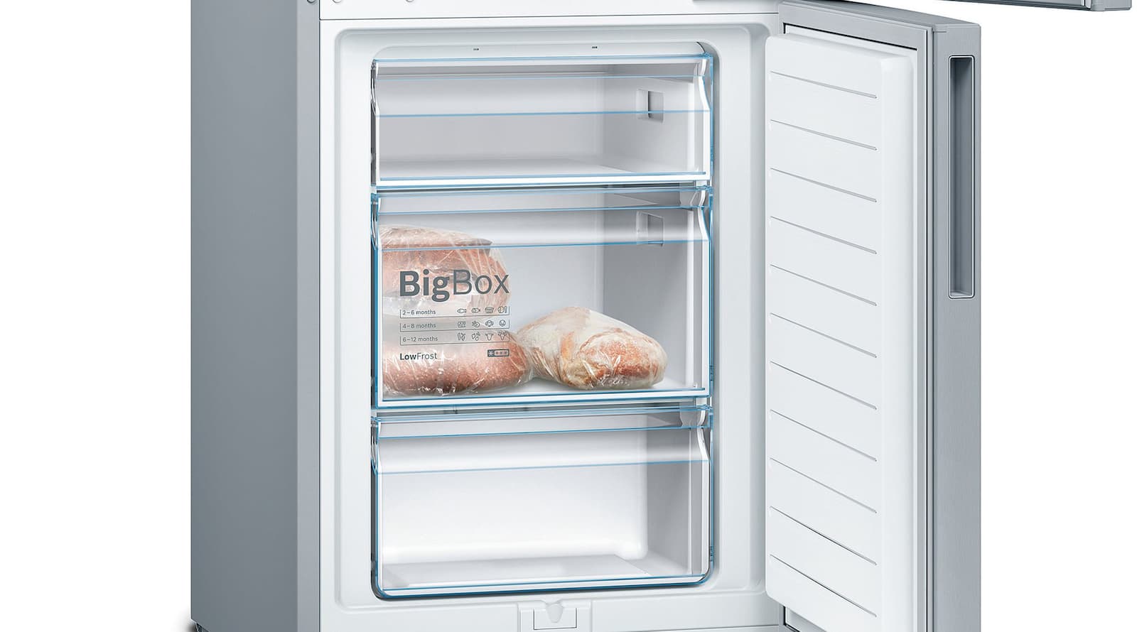Bosch Ψυγειοκαταψύκτης 289lt Υ176xΠ60xΒ65εκ. Inox KGV33VLEA 5