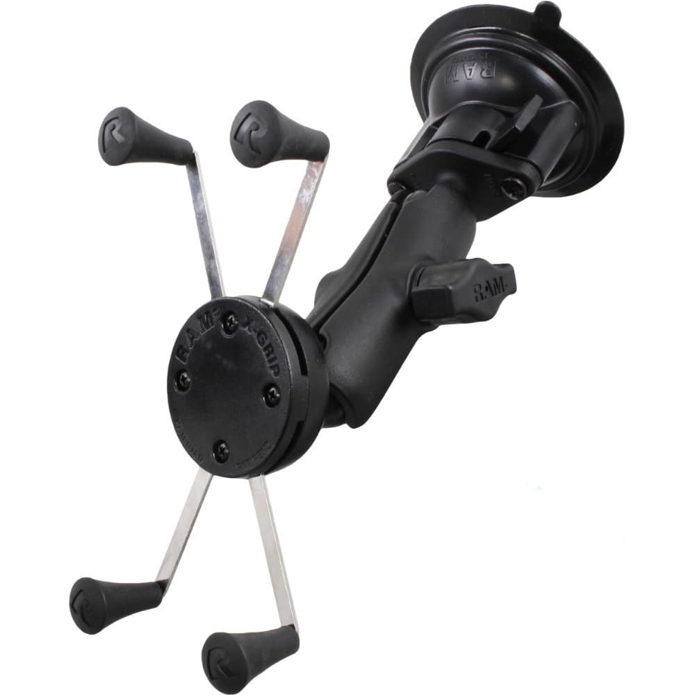 RAM Mount X-Grip Large Βάση Κινητού Αυτοκινήτου με Ρυθμιζόμενα Άγκιστρα Μαύρη RAM-B-166-UN10U 4
