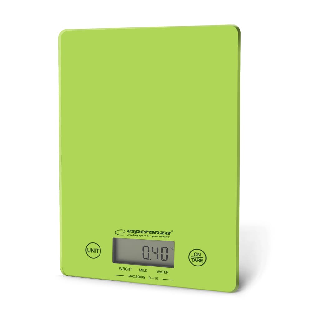 Esperanza Lemon Ψηφιακή Ζυγαριά Κουζίνας έως 5kg Green Yellow EKS002G