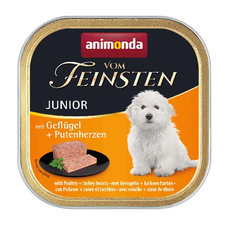 Animonda Vom Feinsten Υγρή Τροφή για Κουτάβια σε Ταψάκι με Γαλοπούλα και Πουλερικά χωρίς Σιτηρά & Γλουτένη 150gr 2