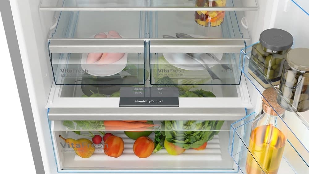 Bosch Ψυγειοκαταψύκτης 508lt Total NoFrost Υ193xΠ70xΒ80εκ. Inox KGN56XLEB 5