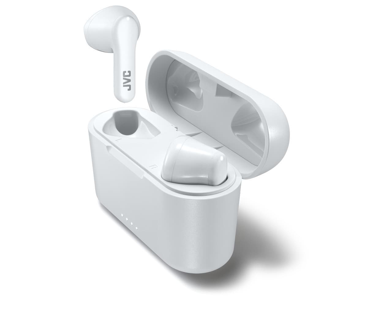 JVC HA-A3T Earbud Bluetooth Handsfree Ακουστικά με Αντοχή στον Ιδρώτα και Θήκη Φόρτισης Λευκά 6