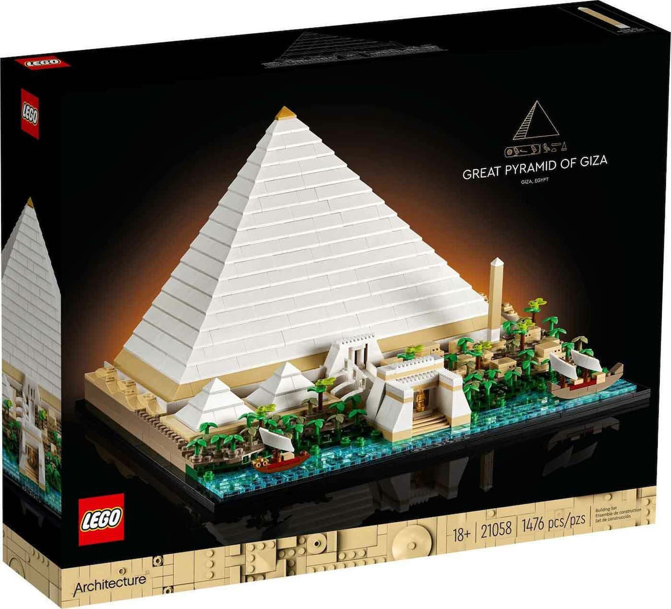 LEGO Architecture Great Pyramid of Giza για 18+ Ετών 1476τμχ 21058 5