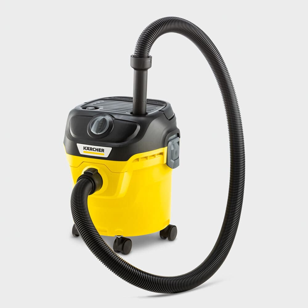 Karcher KWD 1 W V-12/2/18 Σκούπα Υγρών / Στερεών 1000W με Πλαστικό Κάδο 12lt 6