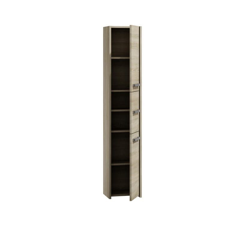 Topeshop S33 Στήλη Μπάνιου Τοίχου Μ30xΒ30xΥ170cm Sonoma 3