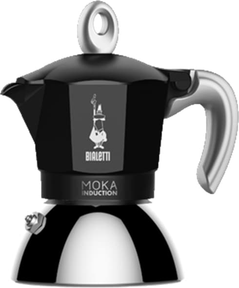 Bialetti Moka Induction Μπρίκι Espresso 2cups Μαύρο 0006932/NP 3