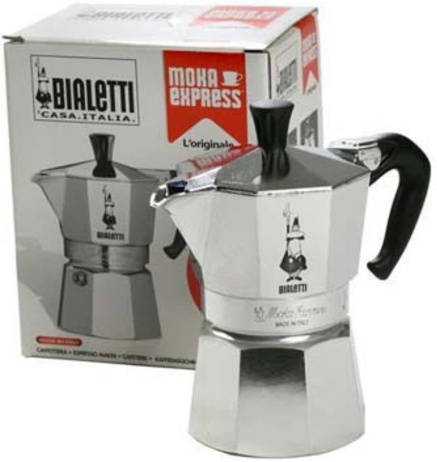 Bialetti Moka Express Μπρίκι Espresso 4cups Ασημί 0001164 3
