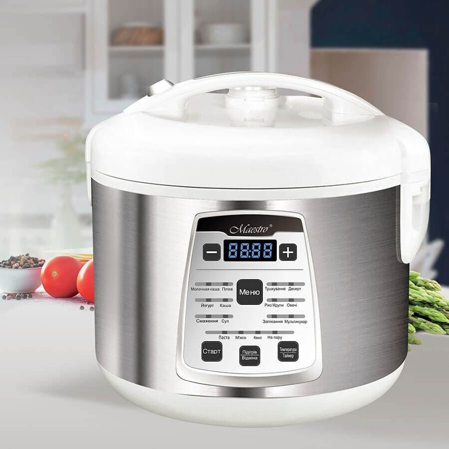 Maestro MR-792 Πολυμάγειρας 860W με Χωρητικότητα 5lt Ασημί 4