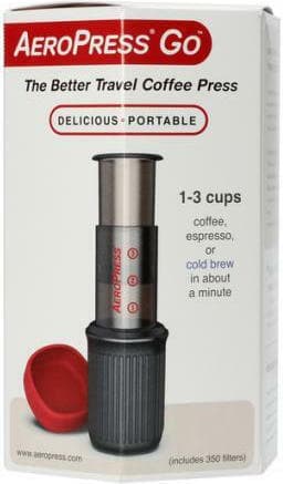 Aerobie Aeropress Go Καφετιέρα Φίλτρου Χειρός Πλαστική Μαύρη 237ml 4