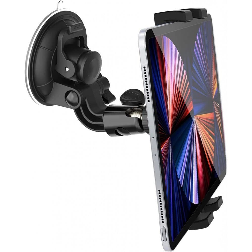 Techly windscreen mount holder for Tablet Βάση Κινητού & Tablet Αυτοκινήτου 7" - 10.1" με Ρυθμιζόμενα Άγκιστρα Μαύρη 301009 4