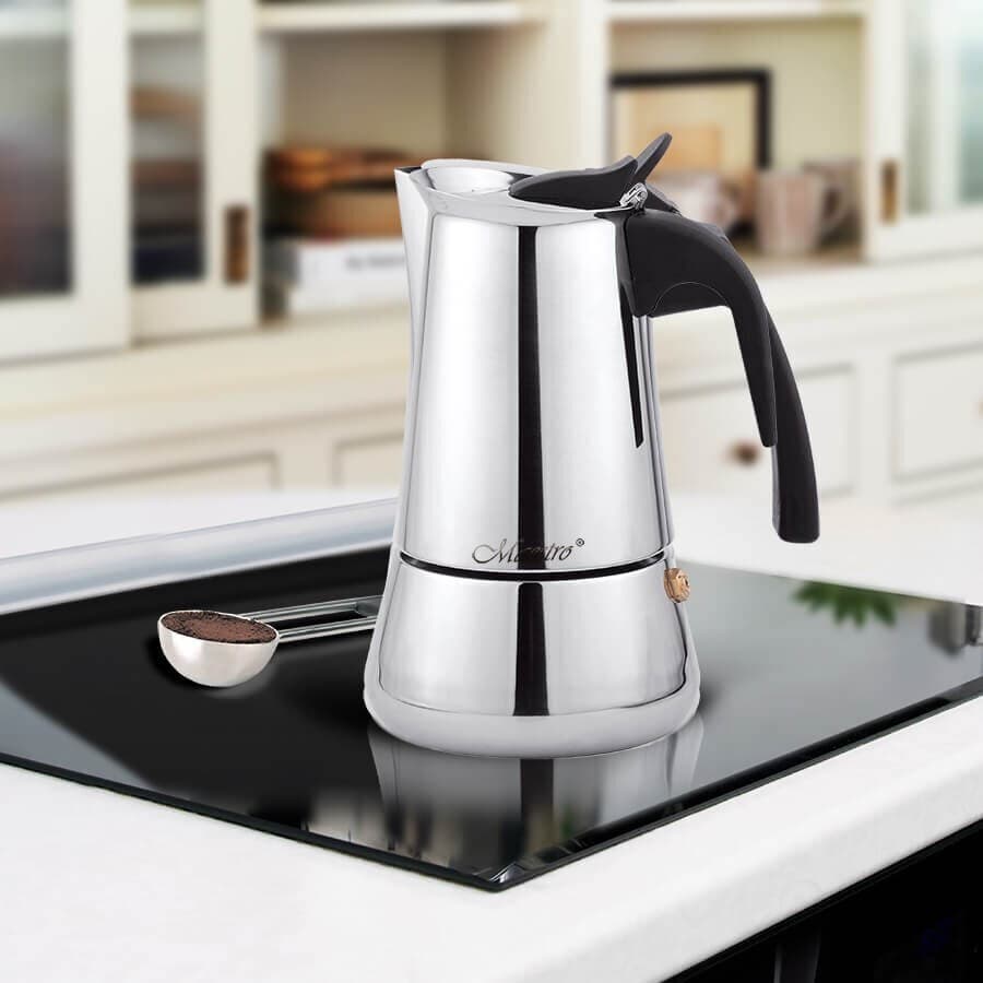 Maestro MR-1660-2 Μπρίκι Espresso 2cups Inox Silver MR-1660-2 4