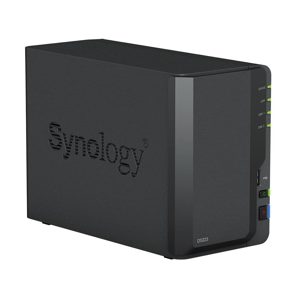 Synology DiskStation DS223 NAS Tower με 2 θέσεις για HDD/SSD 6