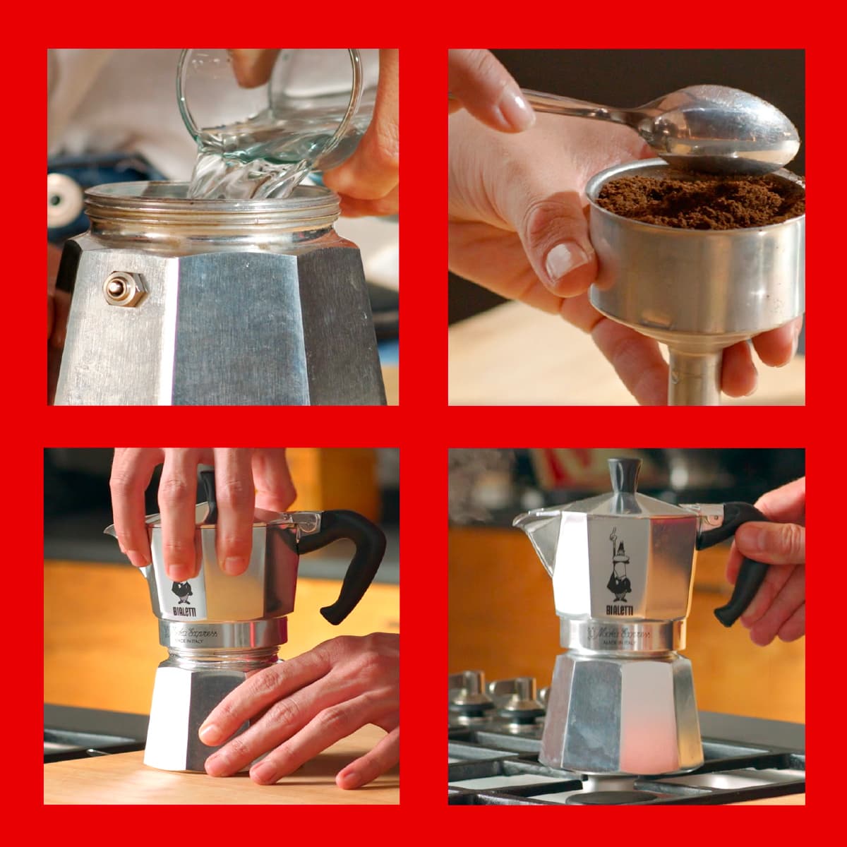 Bialetti Moka Express Μπρίκι Espresso 3cups Ασημί 0001162 6