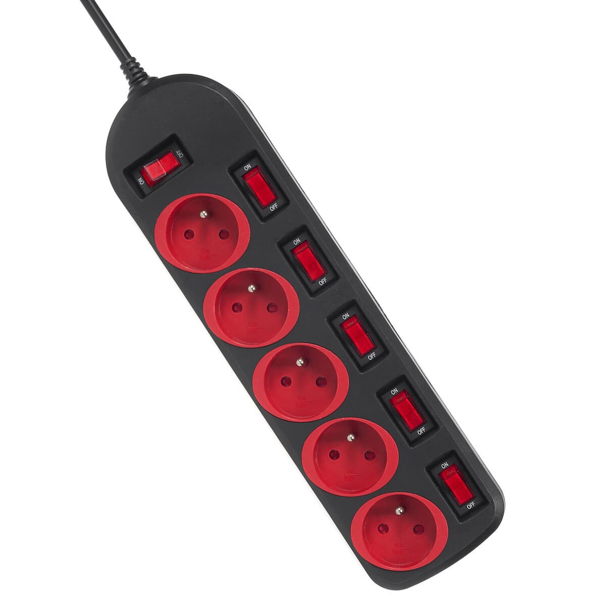 Maclean Energy Πολύπριζο Aσφαλείας 5 Θέσεων με USB-A, Διακόπτη και Καλώδιο 1.5m MCE204 4