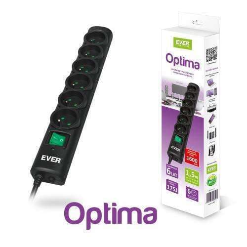Ever Optima Πολύπριζο 6 Θέσεων με Καλώδιο 5m T/LZ08-OPT050/0000 2