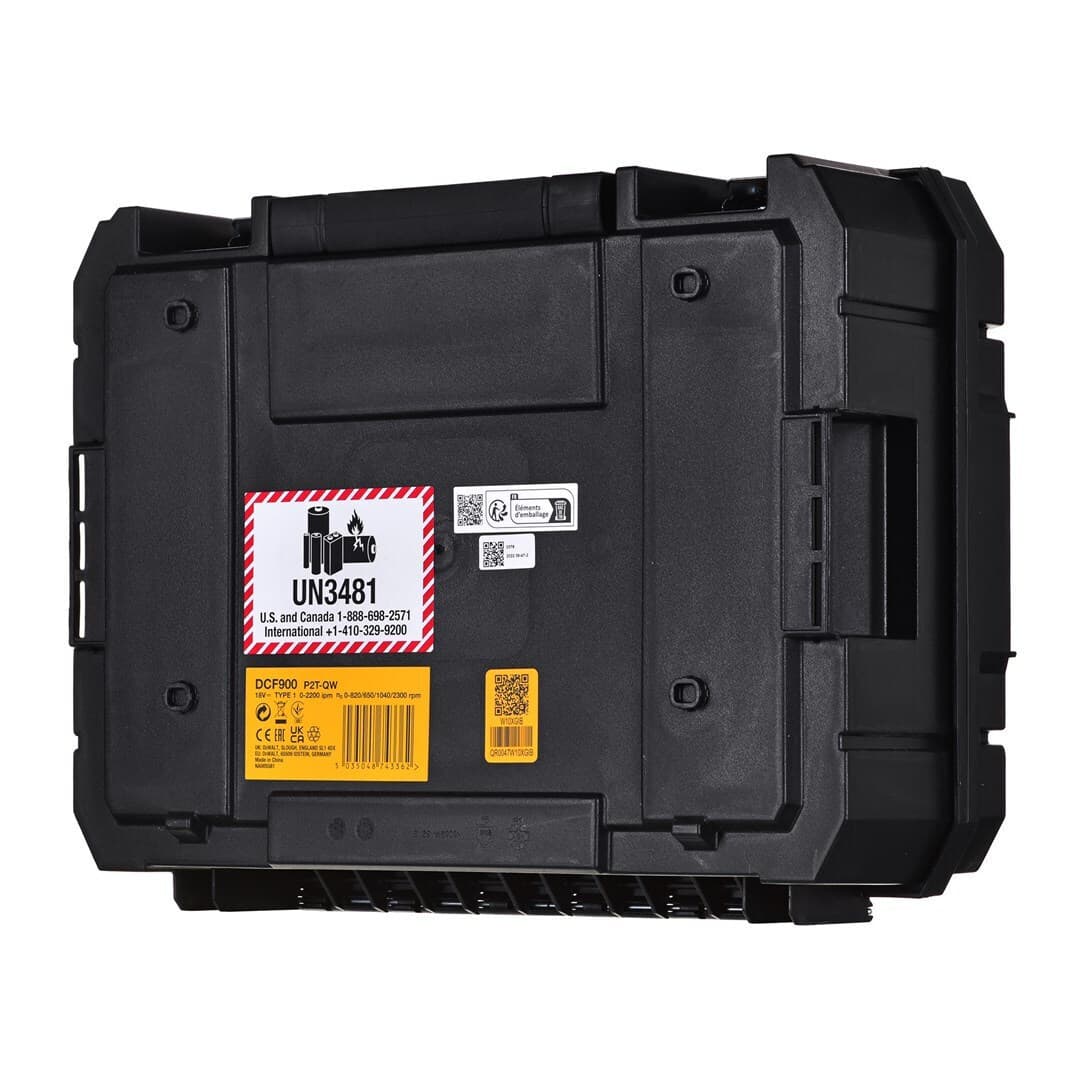 DEWALT DCF900P2T Brushless Μπουλονόκλειδο Μπαταρίας 18V 2x5Ah με Υποδοχή 1/2" 8