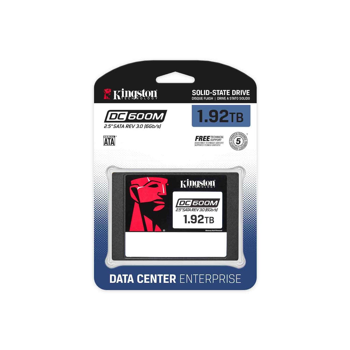 Kingston DC600M SSD 1.9TB τύπου 2.5'' με σύνδεση SATA III SEDC600M/1920G 2