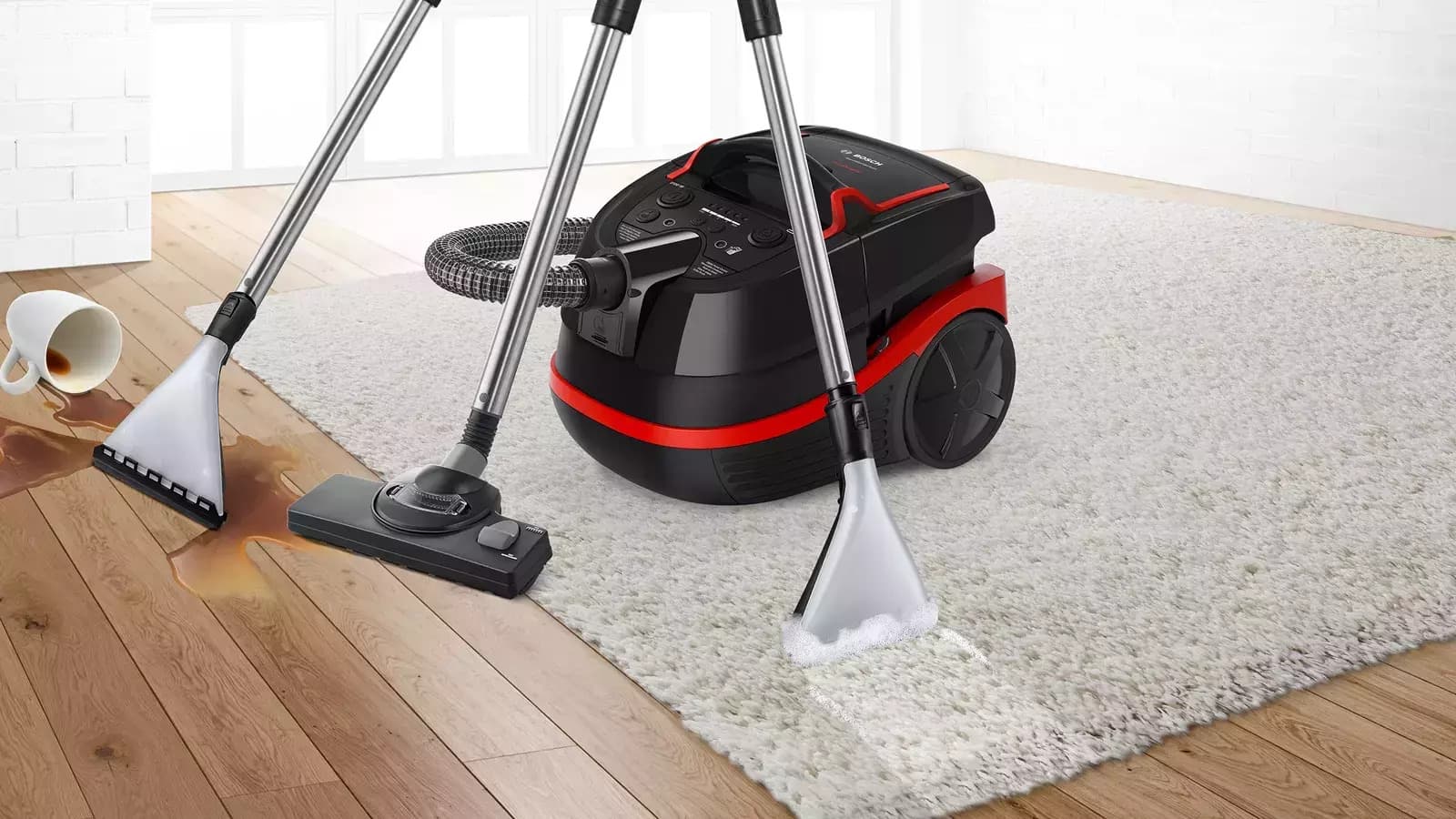 Bosch BWD421POW Σκούπα Υγρών / Στερεών 2100W με Πλαστικό Κάδο 5lt 6