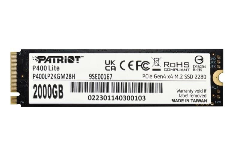 Patriot Viper VP400 Lite SSD 2TB τύπου M.2 με σύνδεση PCI Express 4.0 P400LP2KGM28H 7