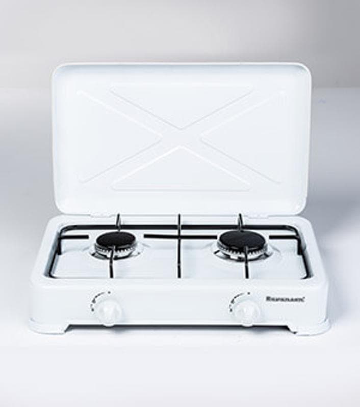 Ravanson K-02T K-02T Επιτραπέζια Εστία Υγραερίου Διπλή Λευκή 2