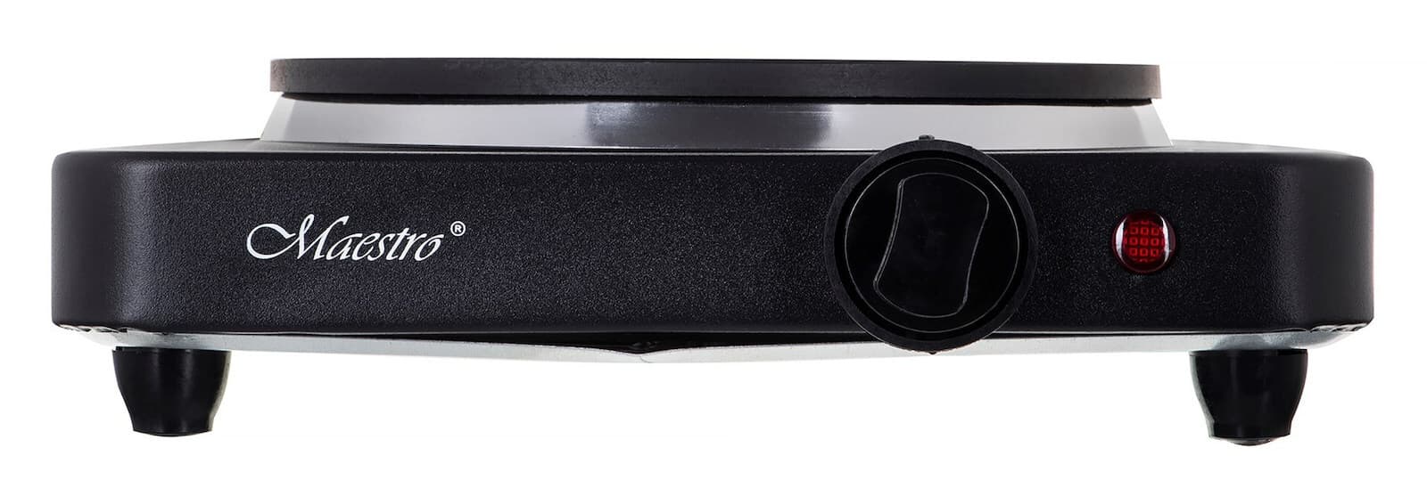 Maestro MR-772-1 Επιτραπέζια Εστία Εμαγιέ Μονή Μαύρη MR-772-1 3