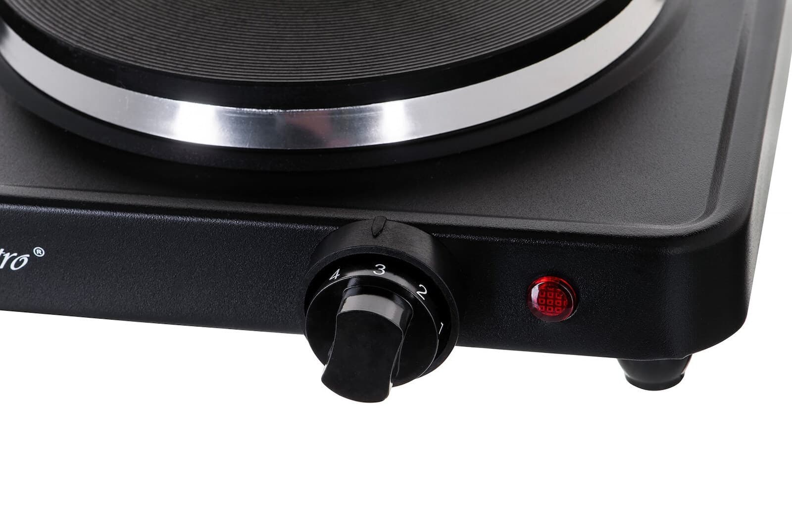 Maestro MR-772-1 Επιτραπέζια Εστία Εμαγιέ Μονή Μαύρη MR-772-1 4