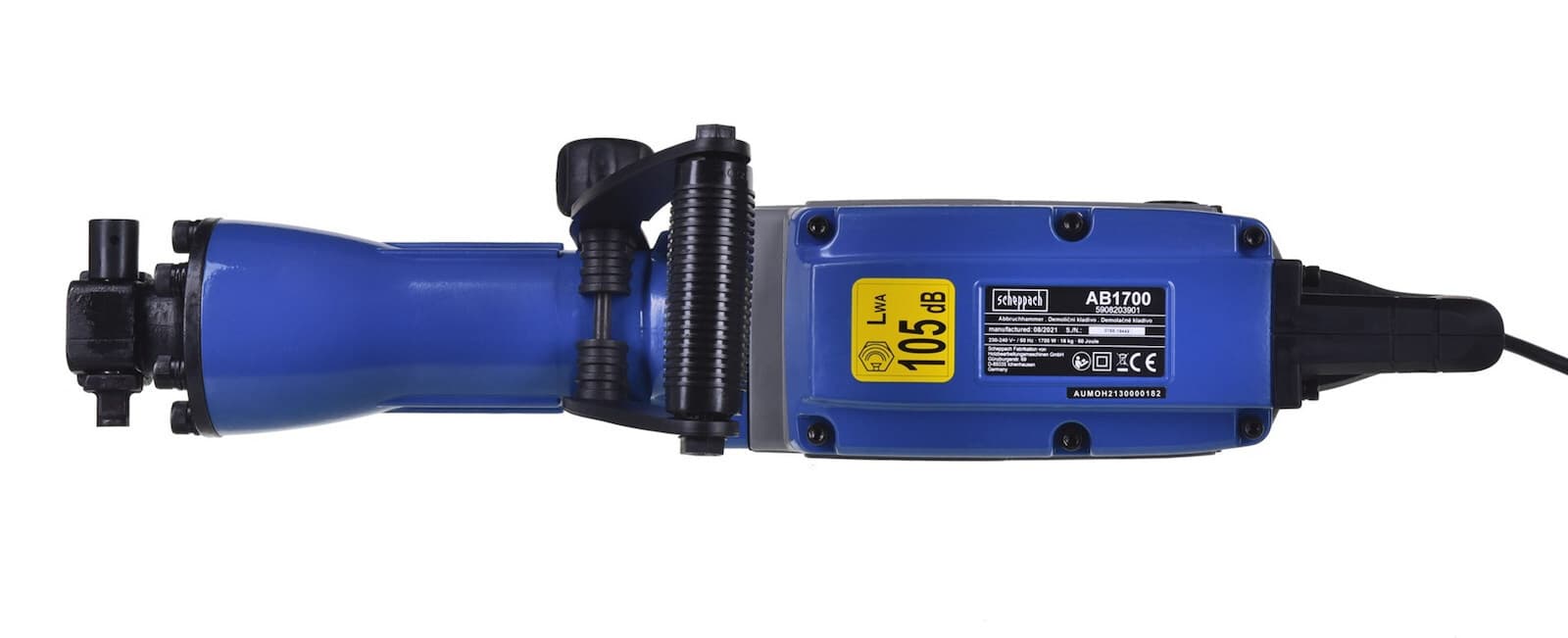 Scheppach AB1700 Κρουστικό Κατεδαφιστικό Ρεύματος 1700W με Υποδοχή HEX 5908203901 10