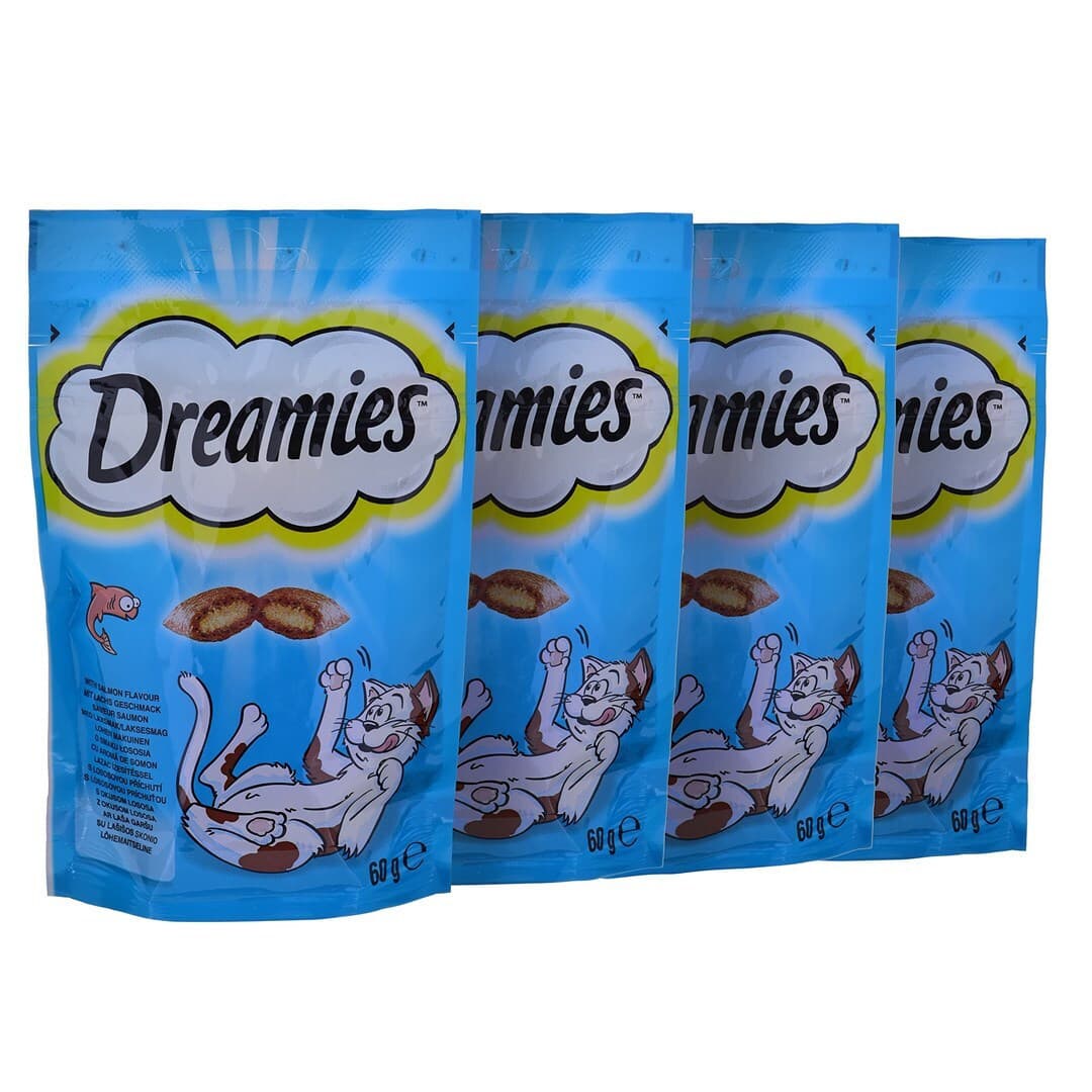 Dreamies Dreamies Variety Κροκέτα με Κοτόπουλο / Σολομό για Ενήλικες Γάτες 720gr 321846 3