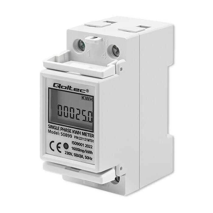 Qoltec Διπολικός Διακόπτης Ράγας 230V 60A 50899