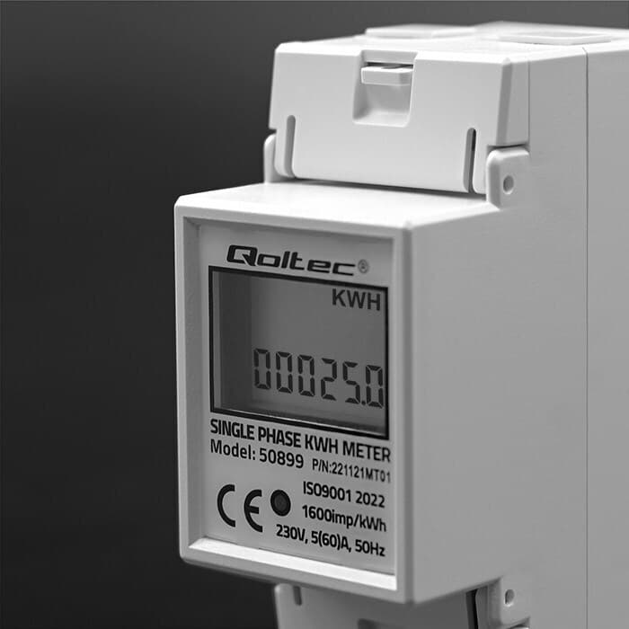 Qoltec Διπολικός Διακόπτης Ράγας 230V 60A 50899 3